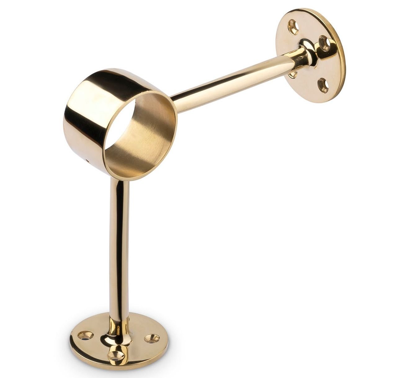 90 Degree Post Foot Rail Bracket - 2 in OD - Product image