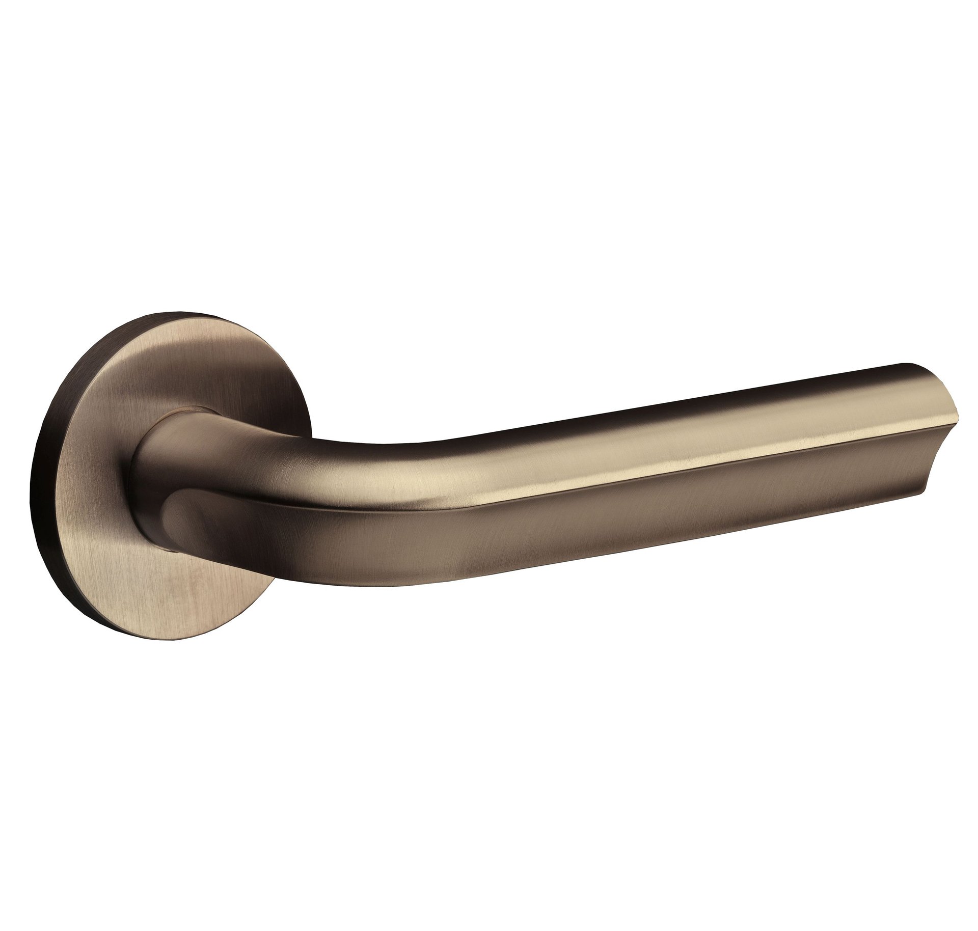 Eclipse DR100-G Solid Sprung Door Handle on Rose - Product image
