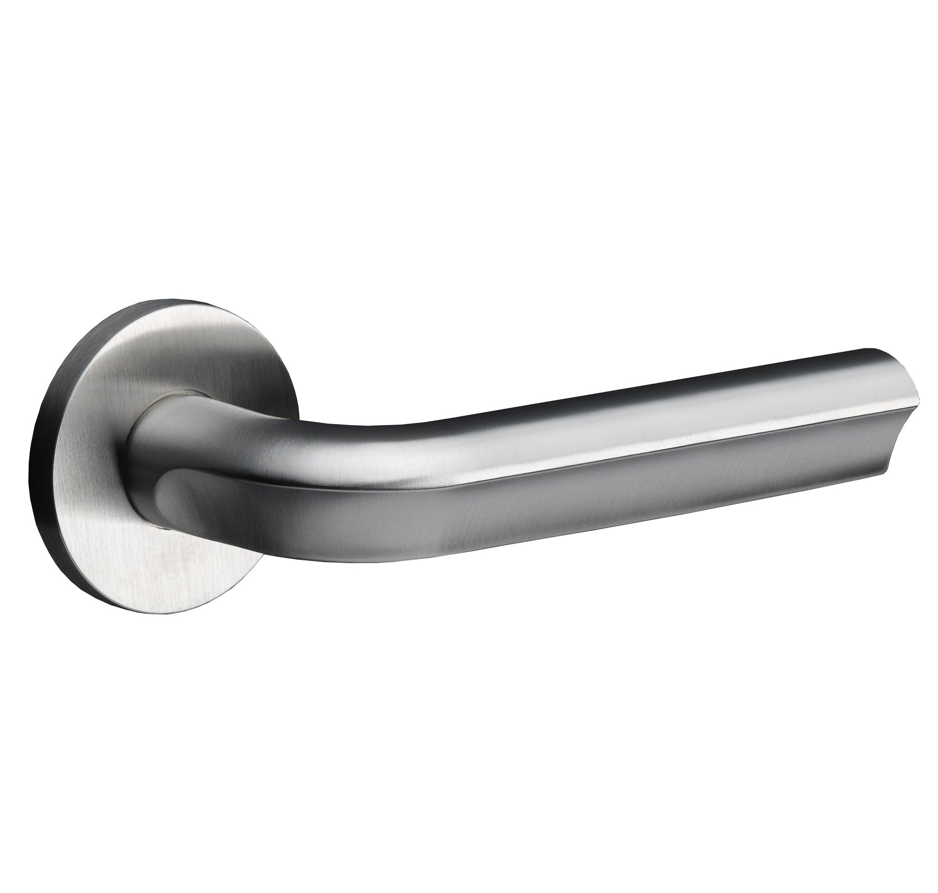 Eclipse DR100-G Solid Sprung Door Handle on Rose - Product image