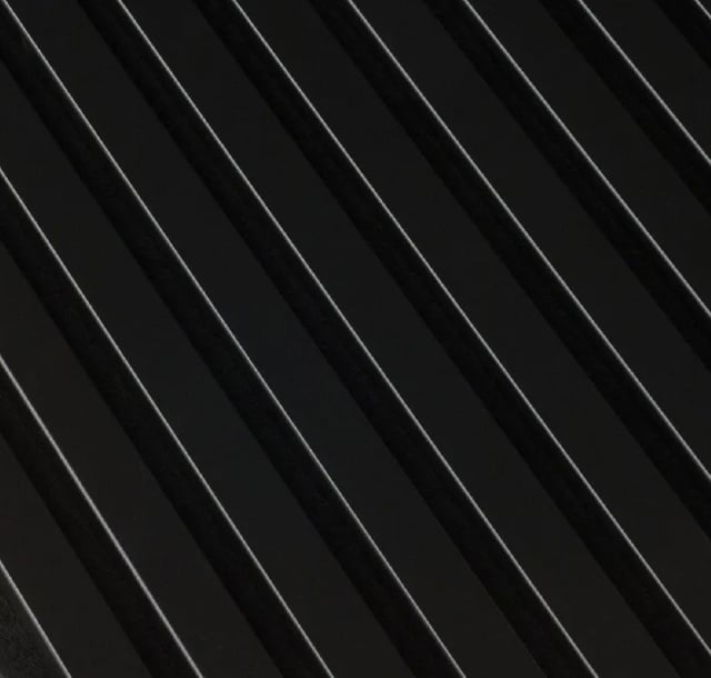 Black Acoustic Slat Wood Wall Panels - Product image