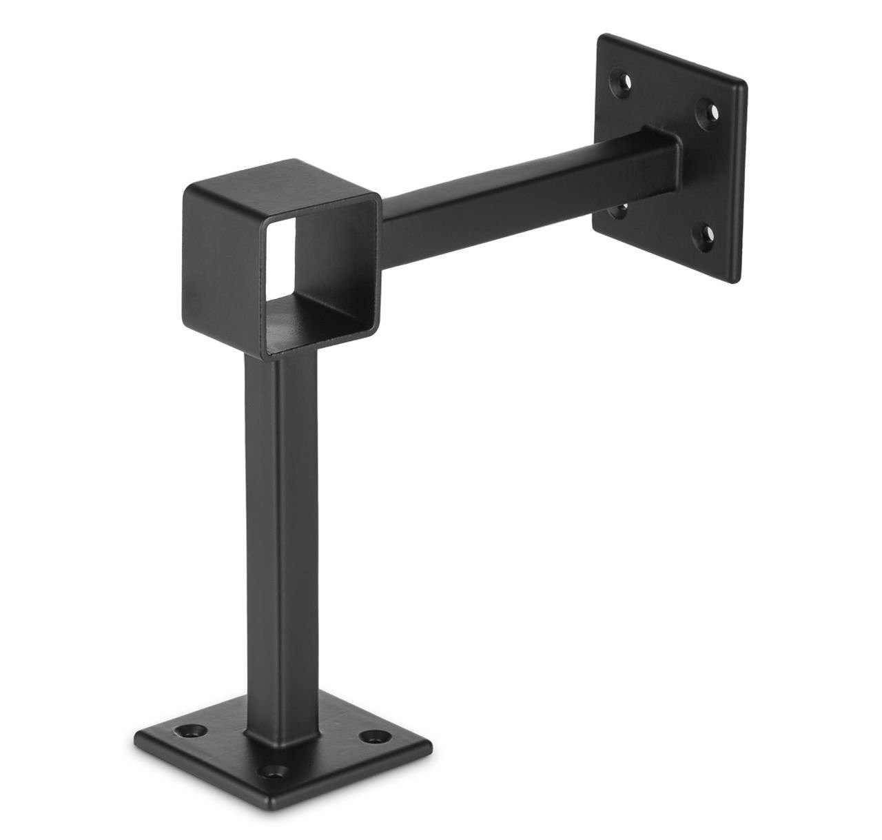 90 Degree Post Foot Rail Bracket - 1.5 in - Square - Product image