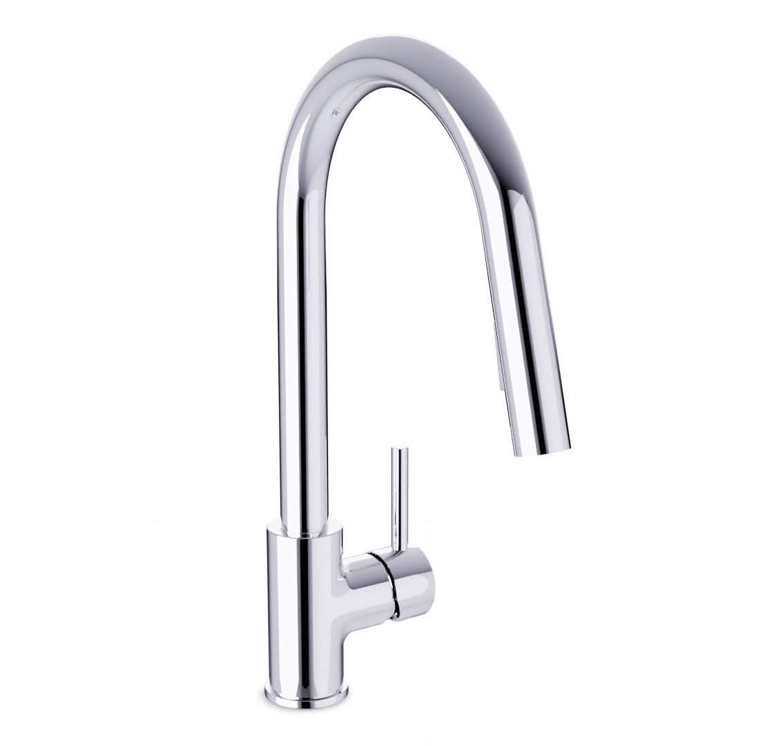 Affinity Kitchen Faucet with Cylinder Pull Down Spray - Product image