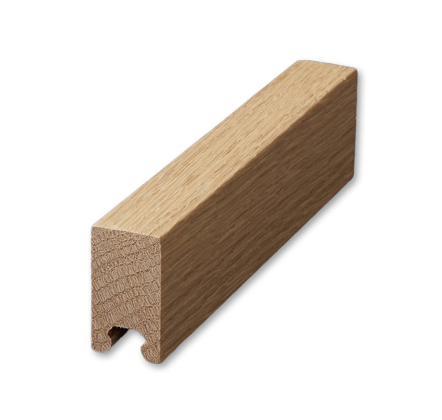 22 mm x 40 mm - Block - American Oak Wood Coating - Click-on Battens Wood - Product image
