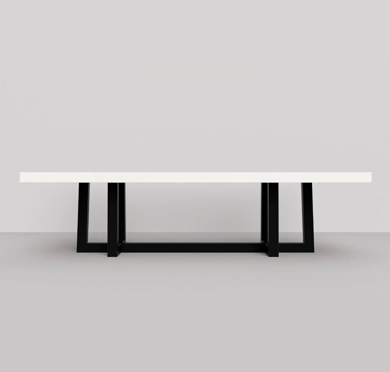 10 ft Torre Concrete Dining Table - Product image