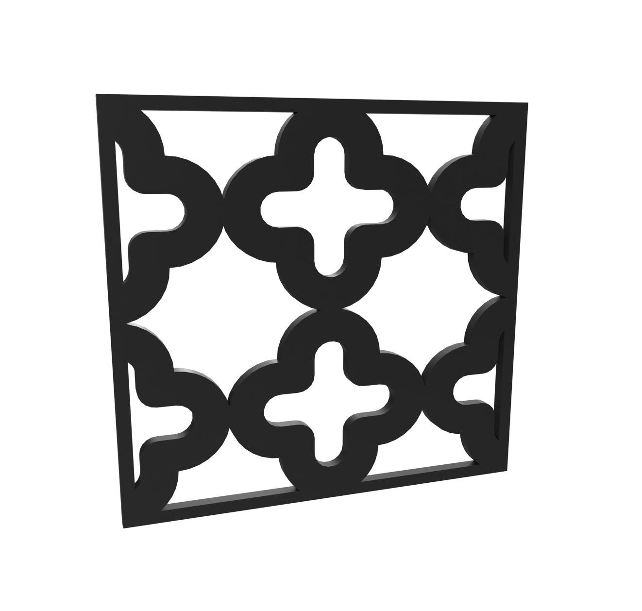 Agama™ Laser-Cut Aluminum Panel Infill - Product image